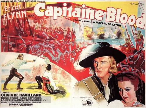Captain Blood - French Movie Poster