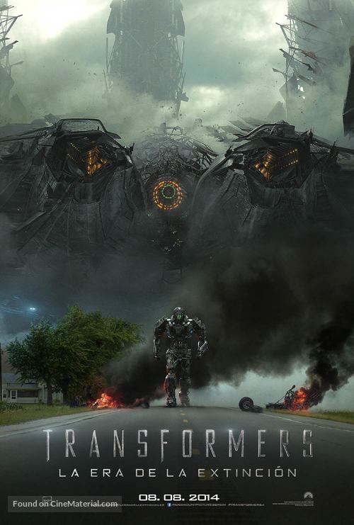 Transformers: Age of Extinction - Spanish Movie Poster