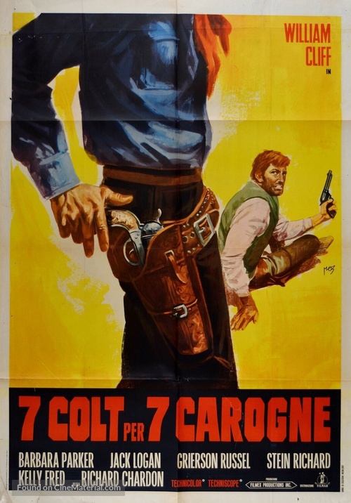 7 Colt per 7 carogne - Italian Movie Poster