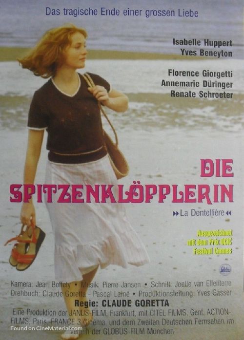 La dentelli&egrave;re - German Movie Poster