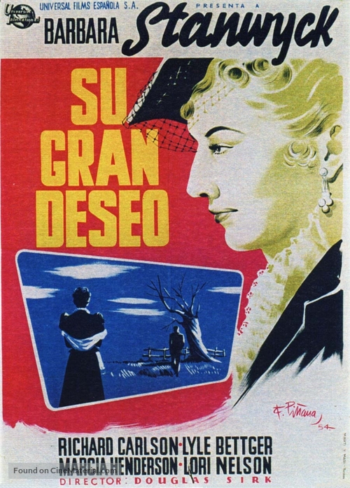 All I Desire - Spanish Movie Poster