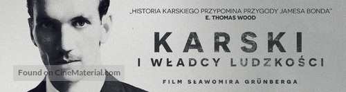 Karski i wladcy ludzkosci - Polish Movie Poster