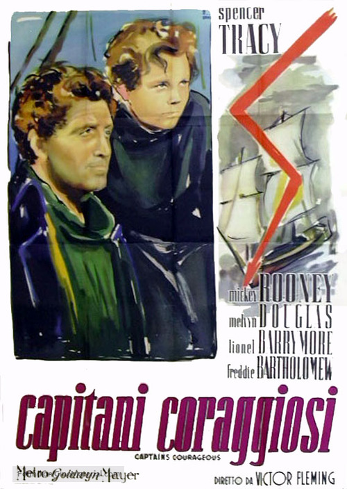 Captains Courageous - Italian Movie Poster