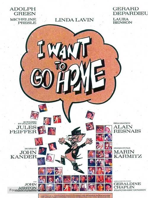 I Want to Go Home - French Movie Poster