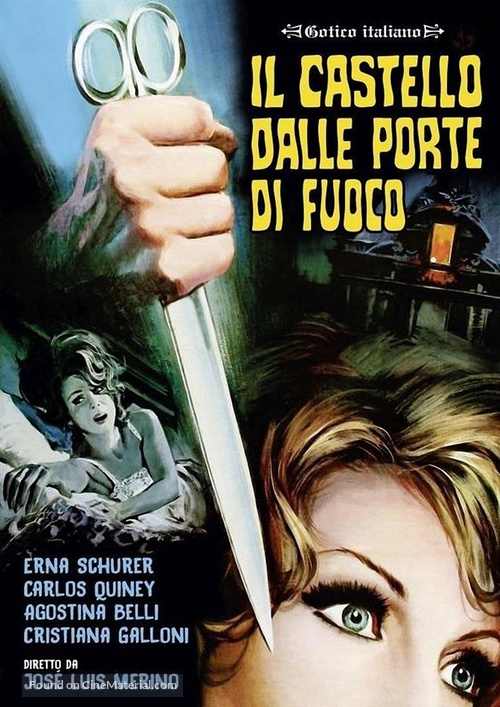 Il castello dalle porte di fuoco - Italian DVD movie cover