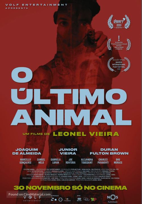 O &Uacute;ltimo Animal - Portuguese Movie Poster