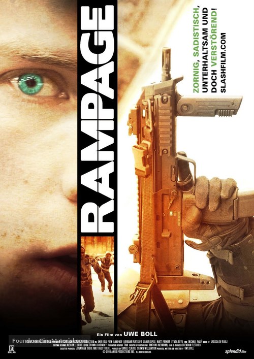 Rampage - German Movie Poster