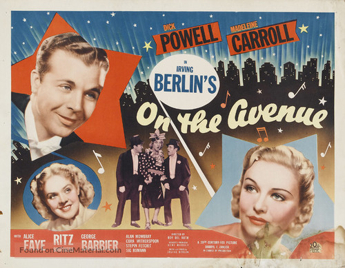 On the Avenue - Movie Poster