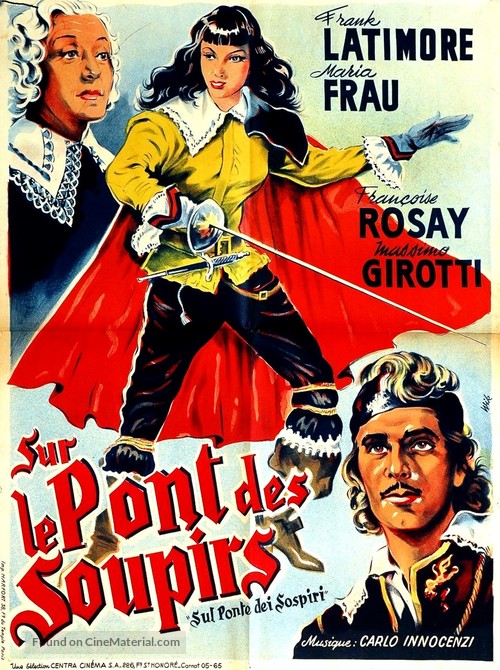Sul ponte dei sospiri - French Movie Poster