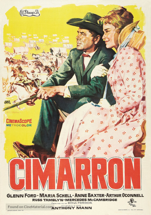 Cimarron - Spanish Movie Poster