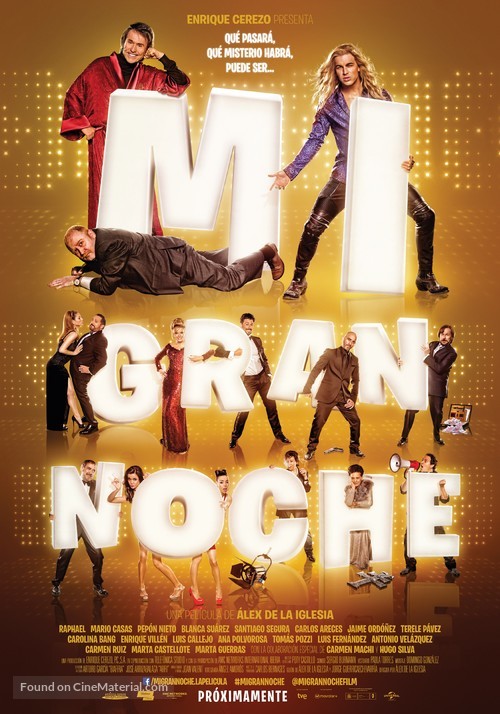 Mi gran noche - Spanish Movie Poster