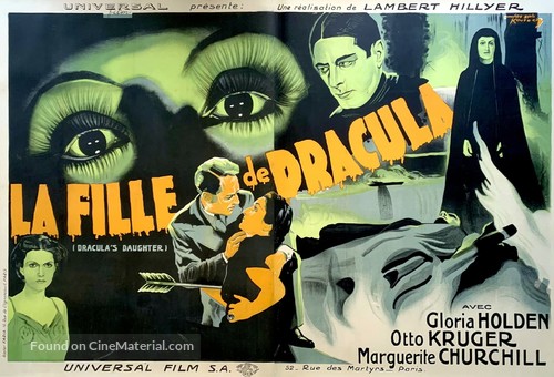 Dracula&#039;s Daughter - French Movie Poster