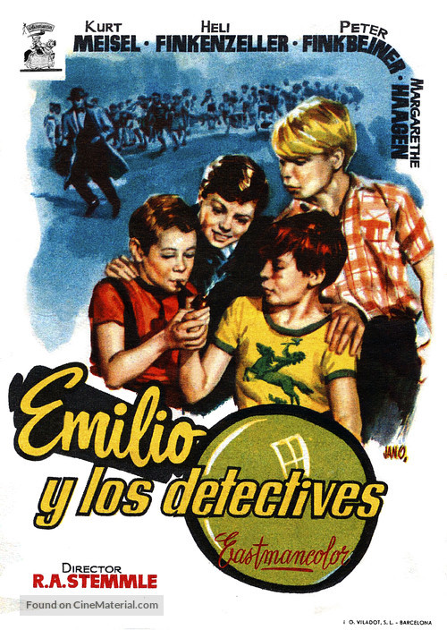 Emil und die Detektive - Spanish Movie Poster