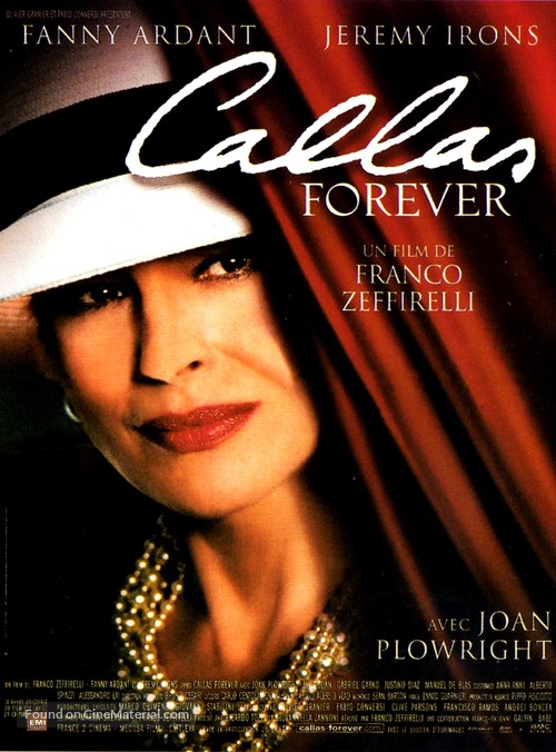 Callas Forever - French Movie Poster