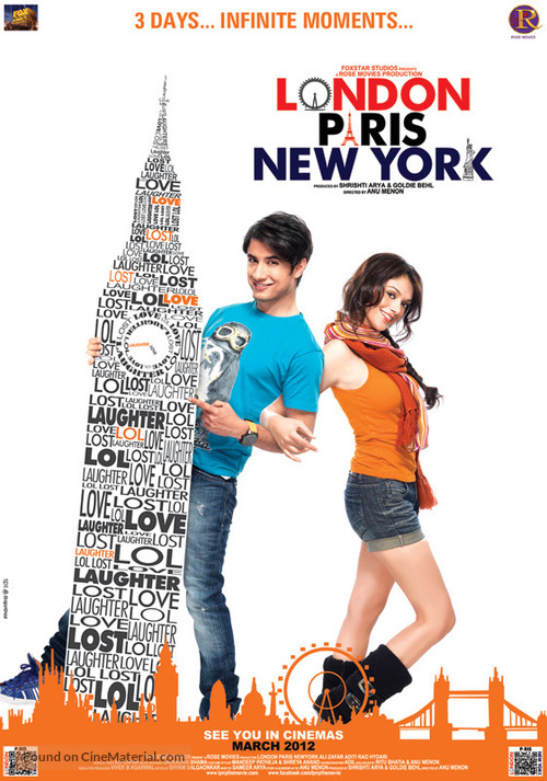 London Paris New York - Indian Movie Poster