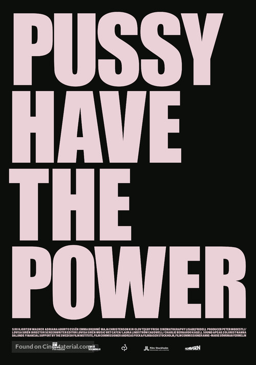 Pussy Have the Power - Swedish Movie Poster