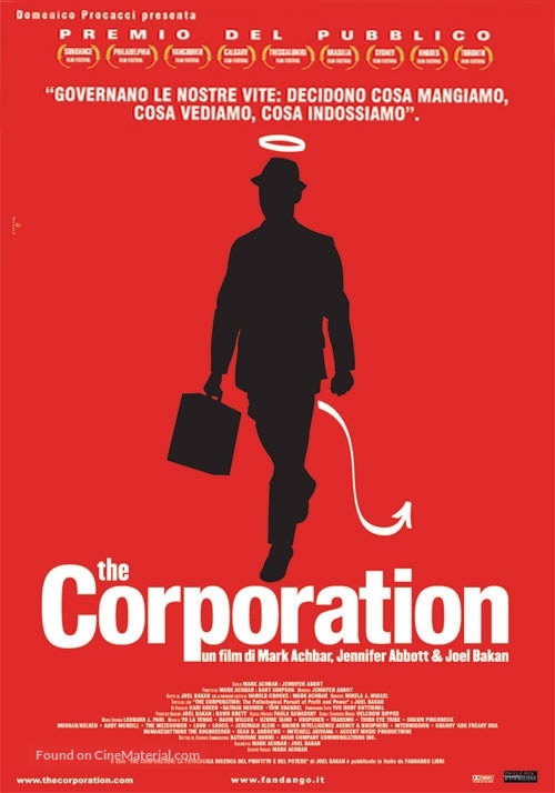 The Corporation - Italian Movie Poster