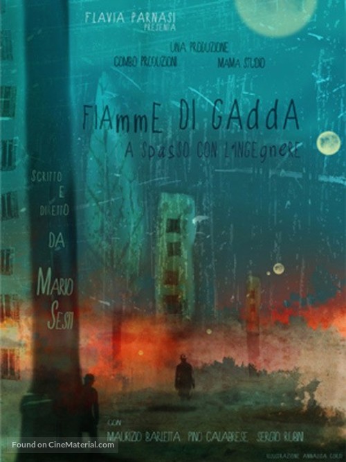 Fiamme di Gadda. A spasso con l&#039;ingegnere - Italian Movie Poster