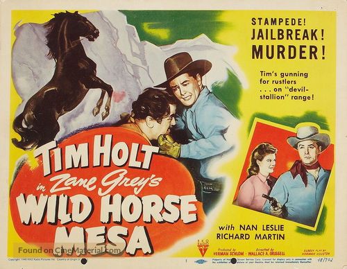 Wild Horse Mesa - Movie Poster