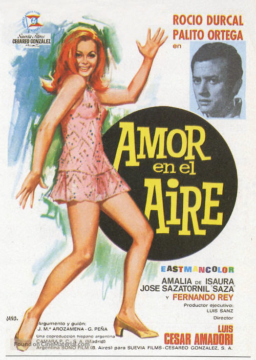 Amor en el aire - Spanish Movie Poster