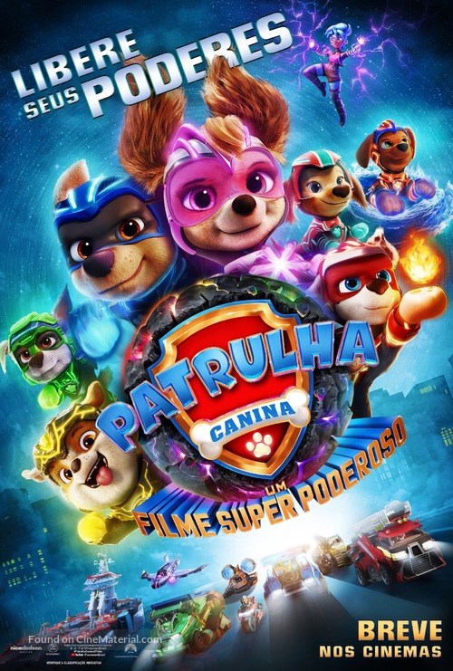 PAW Patrol: The Mighty Movie - Brazilian Movie Poster