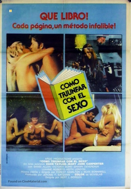 How to Succeed with Sex - Argentinian Movie Poster