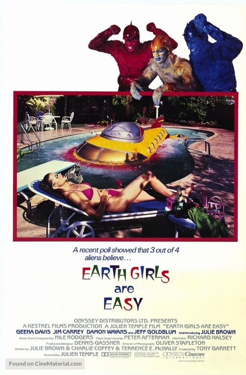 Earth Girls Are Easy - Movie Poster