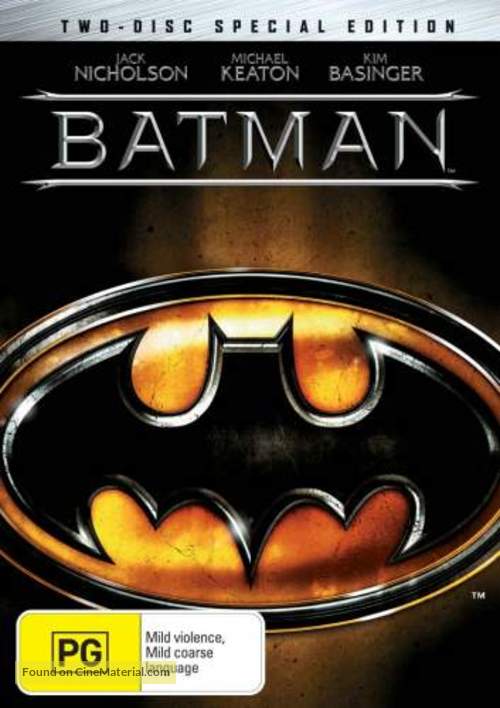 Batman - Australian DVD movie cover