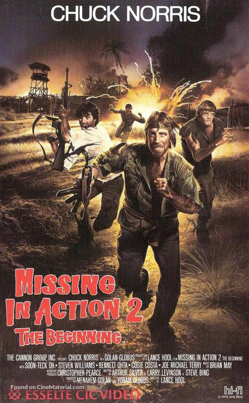 Missing in Action 2: The Beginning - Dutch Movie Cover