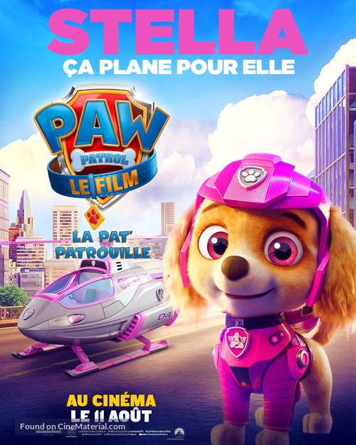 Paw Patrol: The Movie - French Movie Poster