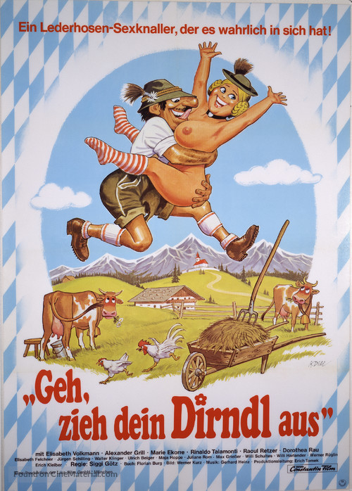 Geh, zieh dein Dirndl aus - German Movie Poster