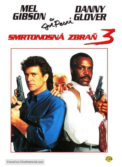 Lethal Weapon 3 - Czech Movie Cover