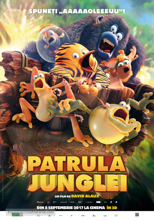 Les As de la Jungle - Romanian Movie Poster