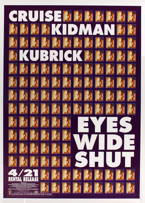 Eyes Wide Shut - Video release movie poster