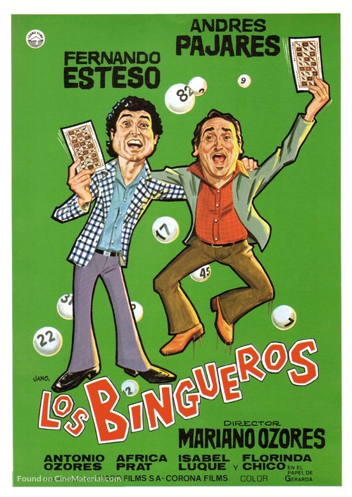 Bingueros, Los - Spanish Movie Poster