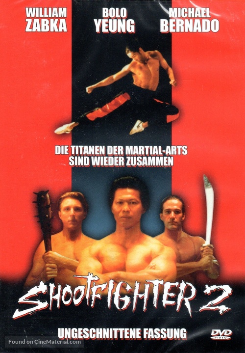 Shootfighter II - German DVD movie cover