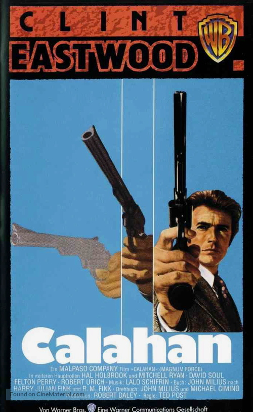Magnum Force - German VHS movie cover