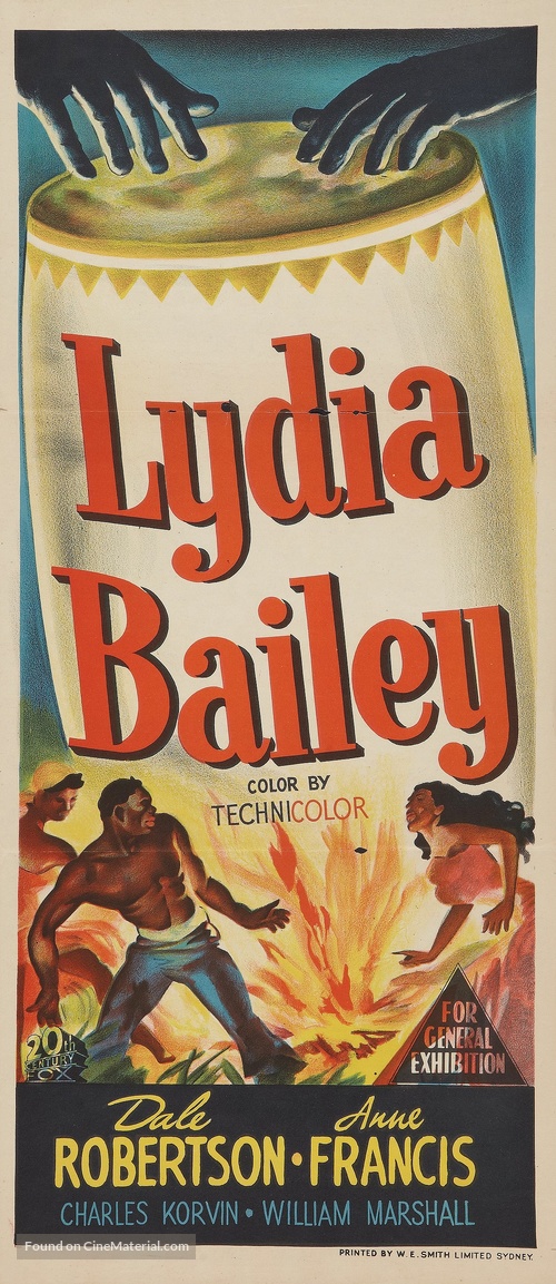 Lydia Bailey - Australian Movie Poster