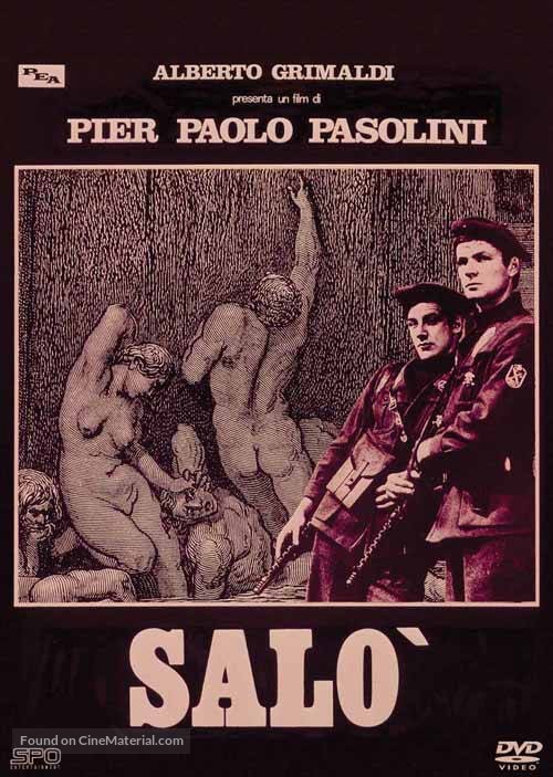 Sal&ograve; o le 120 giornate di Sodoma - Italian DVD movie cover