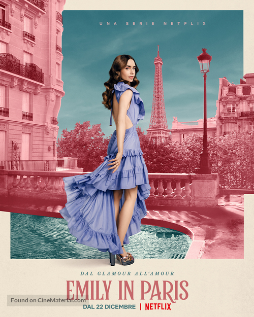 &quot;Emily in Paris&quot; - Italian Movie Poster