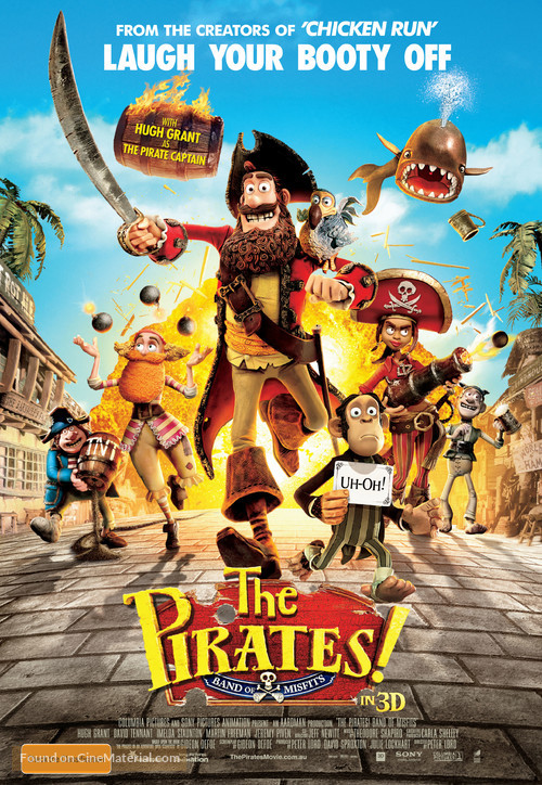 The Pirates! Band of Misfits - Australian Movie Poster