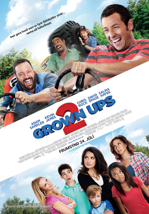 Grown Ups 2 - Icelandic Movie Poster