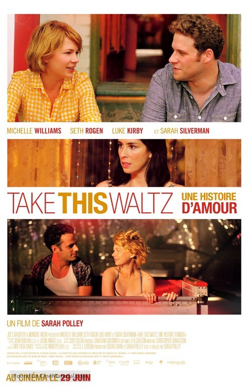 Take This Waltz - Canadian Movie Poster