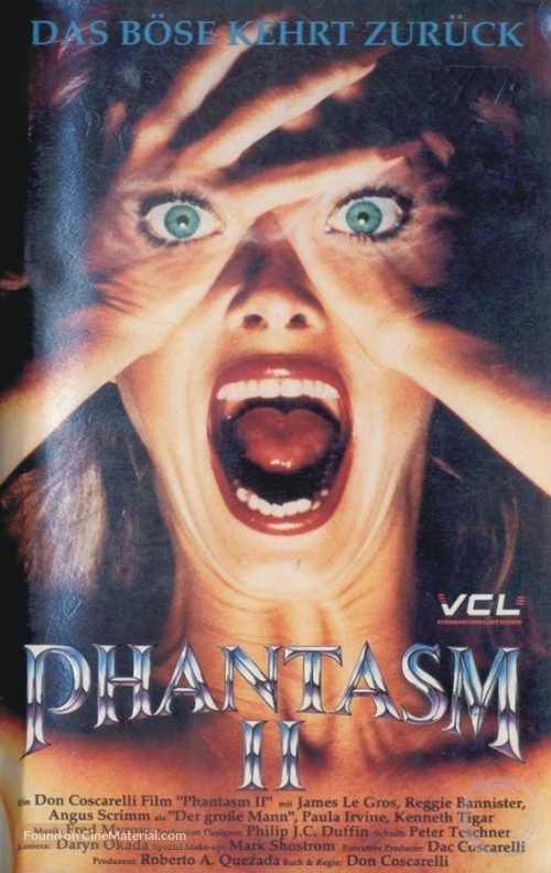 Phantasm II - German VHS movie cover