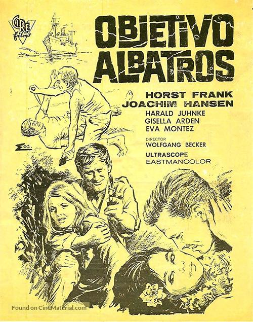 Die letzten Drei der Albatros - Spanish Movie Poster