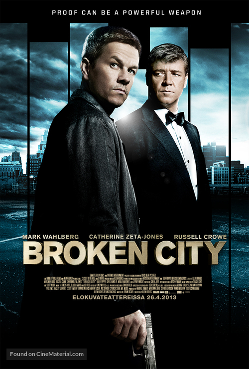 Broken City - Finnish Movie Poster