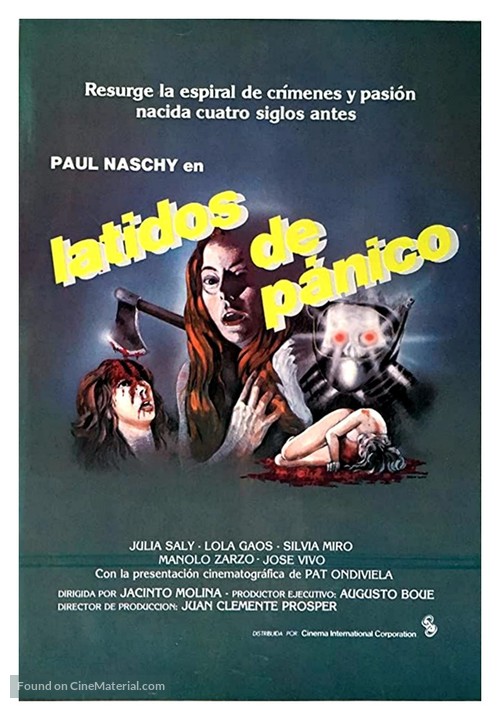 Latidos de p&aacute;nico - Spanish Movie Poster
