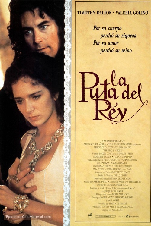 La putain du roi - Spanish Movie Poster