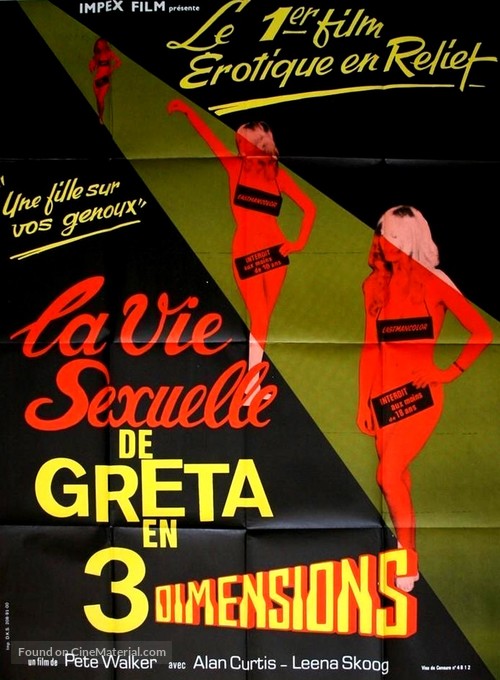 Four Dimensions of Greta - French Movie Poster