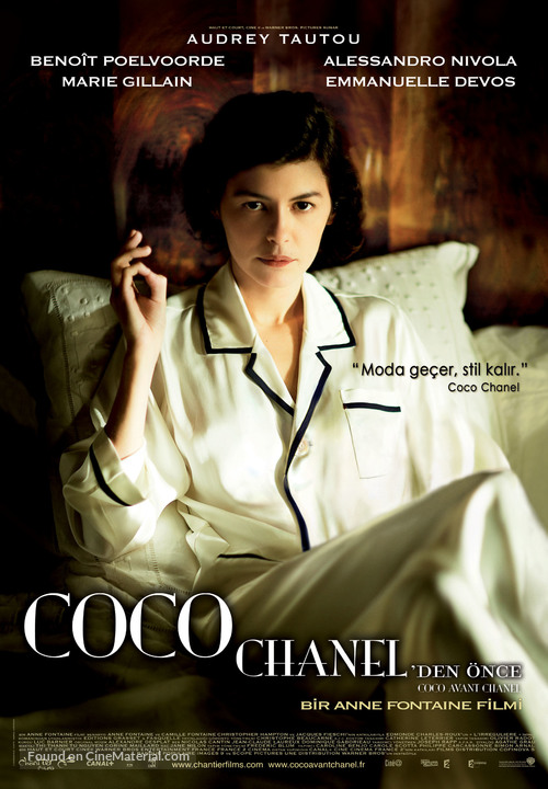 Coco avant Chanel - Turkish Movie Poster